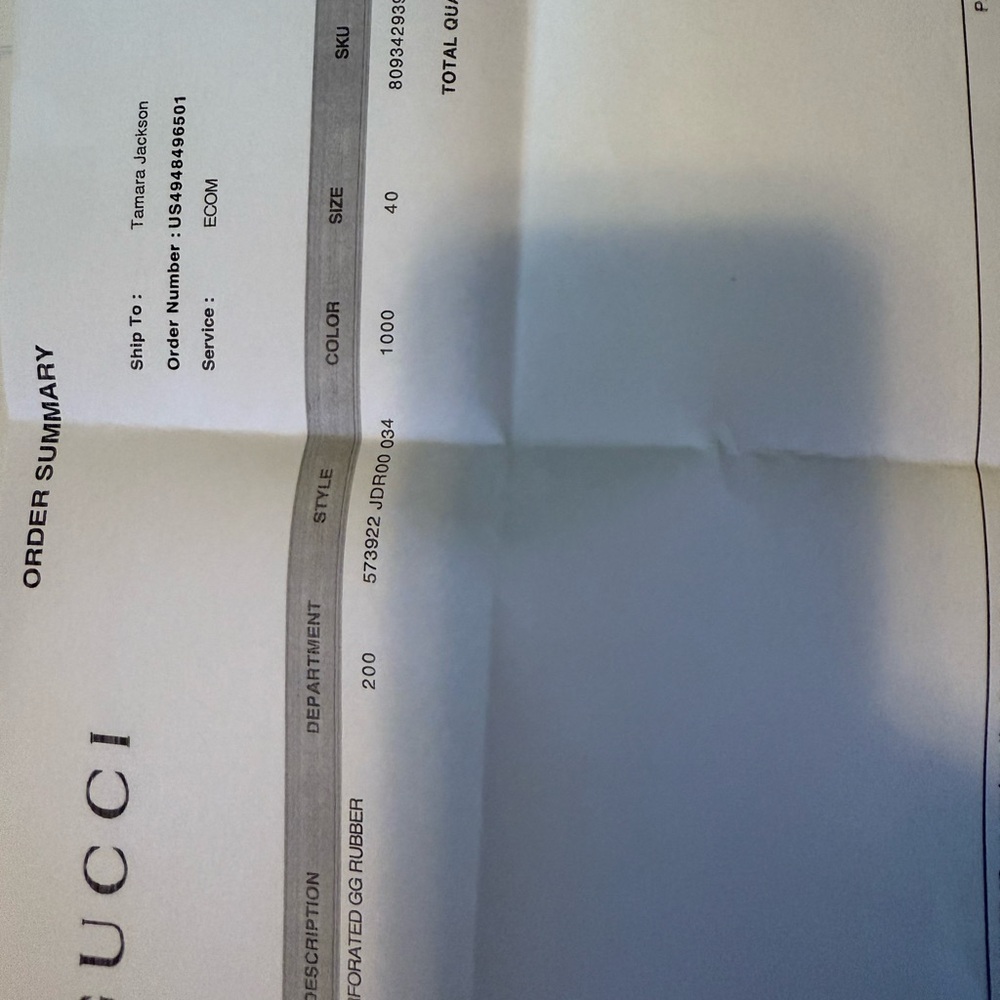 Gucci Black Logo Slides - Picture 3 of 3